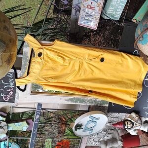 Ellen Tracy Sunlit Yellow Midi Dress